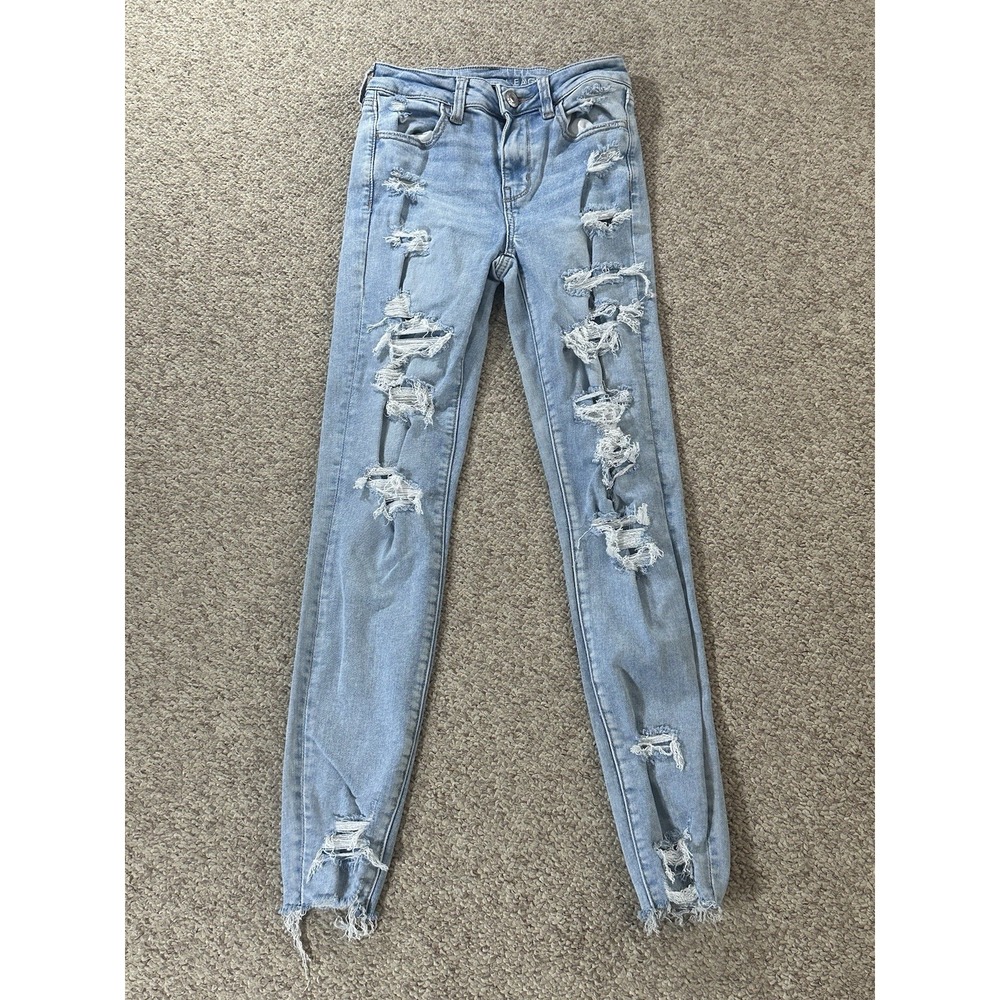 American Eagle Next Level Stretch Hi Rise Jegging Women's Jeans Size 2(24x26)